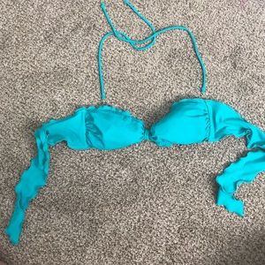 Victoria’s Secret teal strapless bikini